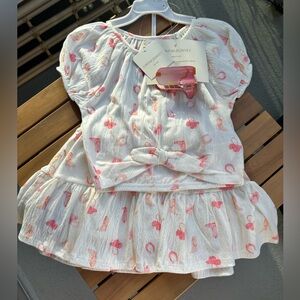 Cynthia Rowley top and skirt set